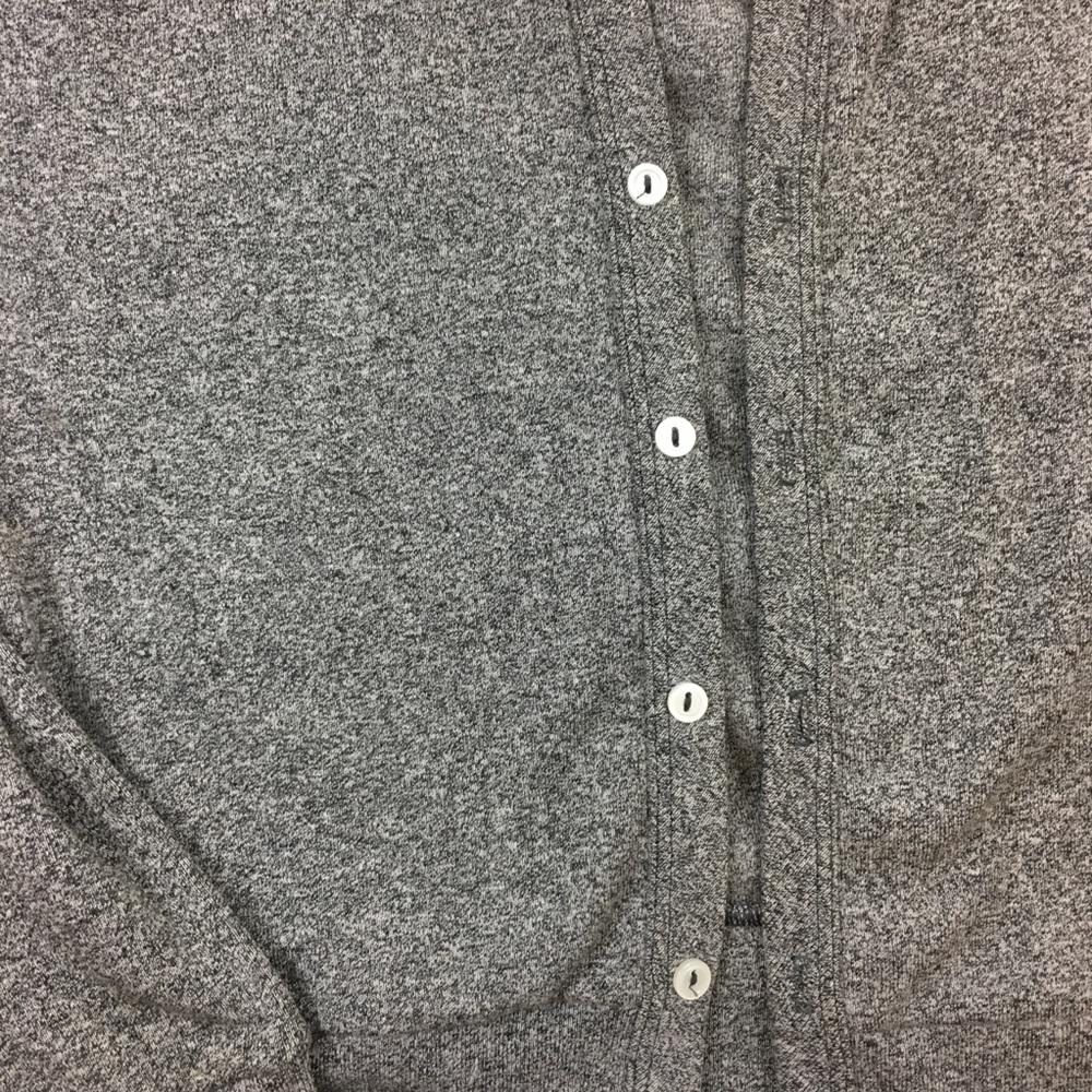 American Apparel Grey Cotton Blend Cardigan - Picture 3 of 7